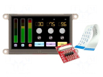 Display: TFT | 4.3" | 480x272 | 32kBRAM,192kBFLASH | 460cd/m2 | FFC/FPC