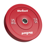 T&ouml;&ouml;riistad ja m&otilde;&otilde;teseadmed // Uued tooted t&ouml;&ouml;riistade, tarvikute kategoorias // Obciążenie olimpijskie gumowane BUMPER, seria BEAST, 25kg, otw&oacute;r 51 mm, REBEL ACTIVE