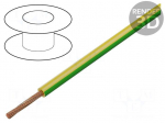 Wire | FlexiStrom | stranded | Cu | 10mm2 | green-yellow | PVC | 1.5kV