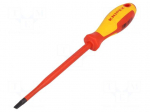 Screwdriver | insulated | slot | 6,5x1,2mm | Blade length: 150mm