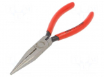 Pliers | cutting,half-rounded nose,universal | plastic handle
