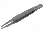 Tweezers | non-magnetic,high rigidity | Tip width: 2mm | ESD