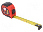 Measuring tape | L: 3m | Width: 19mm | Enclos.mat: ABS,elastolan