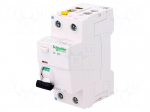 RCD breaker | Inom: 25A | Ires: 30mA | Poles: 2 | 400V | Mounting: DIN