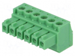 Pluggable terminal block | 3.81mm | ways: 6 | straight | plug | female