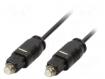 Cable | Toslink plug,both sides | 5m | &Oslash;core: 2.4mm