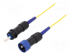 Connector: fiber optic | patchcord | PIN: 1 | bayonet | Buccaneer 4000