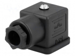 Connector: valve connector | plug | form A | 18mm | female | PIN: 3 | mPm