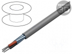 Wire | EcoCable Mini | 3x20AWG | Al-PET foil | MPPE | dark grey | 300V