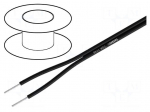 Wire: headset | stranded | 2x0,20mm2 | OFC | Shielding: unshielded
