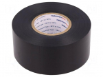 Tape: electrical insulating | W: 38mm | L: 20m | Thk: 0.21mm | black