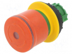 Switch: emergency stop | Stabl.pos: 2 | 22mm | red | Illumin: M22-LED