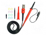 Probe: for oscilloscope | passive,high voltage | 100MHz | 100: 1 | 4kV