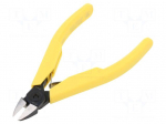 Pliers | side,cutting,precision | ESD | oval head,blackened tool