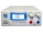 Laboratory power supply: standard | 0&divide;30VDC | 0&divide;20A | 230VAC | &le;50mV
