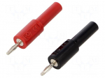 Laboratory connector: 2mm banana | adapter | 36A | 70VDC | plug-in