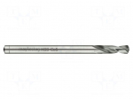 Drill bit | for metal | &Oslash;: 4mm | L: 75mm | Working part len: 22mm