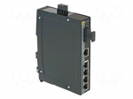 Switch PoE Ethernet | unmanaged | Number of ports: 5 | 9&divide;60VDC | IP30
