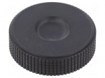Knob | &Oslash;: 70mm | Int.thread: M14 | 20mm | H: 42mm | technopolymer PP