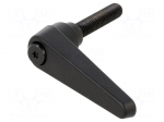 Lever | adjustable | Thread len: 50mm | Lever length: 74mm | GN 101