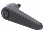 Lever | adjustable | Thread len: 12mm | Lever length: 45mm | GN 101