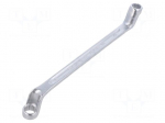 Wrench: ring | double-sided,bent | 10mm,11mm | L: 200mm | offset