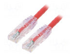 Patch cord | TX6&trade; PLUS,U/UTP | Cat: 6 | RJ45 plug,both sides | Cu | 1m