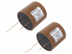 Capacitor: copper-polypropylene-paper | 2uF | 600VDC | &plusmn;5% | &Oslash;76x70mm