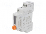 Automation module: timer | Range: 0,001s&divide;100days | SPDT | 12&divide;240VAC