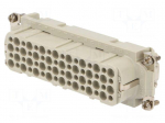 Connector: HDC | contact insert | female | EPIC H-D | PIN: 64 | 10A | 250V