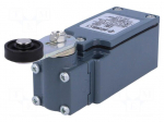Limit switch | lever R 35mm, plastic roller &Oslash;18mm | NO + NC | 10A