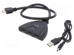 Switch | HDMI 1.4 | 0.5m | Input: HDMI socket x3 | Out: HDMI plug