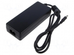 Power supply: switching | 20VDC | 6A | Out: 5,5/2,5 | 120W | 85&divide;264VAC