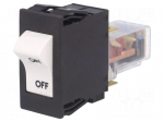 Circuit breaker | Urated: 240VAC | 60VDC | 5A | DPST | Poles: 2 | SNAP-IN