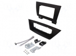 Radio frame | BMW | 2 DIN | black