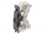 Splice terminal: rail | Entrelec | 300V | for DIN rail mounting