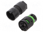 Connector: AC supply | screw terminal | female | 16A | 400V | ways: 3