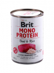 BRIT Mono Protein Beef & Rice - wet dog food - 400g