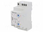 Voltage monitoring relay | for DIN rail mounting | SPDT | 0.5&divide;60s