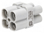 Connector: HDC | contact insert | female | 40A | 830V | Han Q | PIN: 4