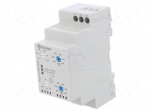 Voltage monitoring relay | for DIN rail mounting | SPDT | 0.5&divide;60s