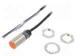 Sensor: inductive | OUT: PNP / NC | 0&divide;5mm | 10&divide;30VDC | M18 | 2m | IP67