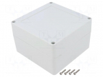 Enclosure: multipurpose | X: 120mm | Y: 120mm | Z: 75mm | ZP | light grey