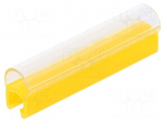 Markers | Marking: empty | 2.4&divide;3mm | PVC | yellow | -30&divide;60&deg;C | push-in