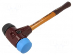 Hammer | paving | 370mm | W: 135mm | 1095g | 50mm | round | wood | SIMPLEX