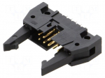 Connector: IDC | plug | male | Plating: gold-plated | PIN: 10 | THT