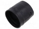 Heat shrink boot | glueless,straight | 14mm | L: 55mm | black | RAYCHEM