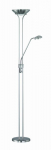 Trio Spock LED stāvlampa uplighter brushed steel  R42292107 4017807266078