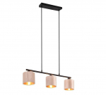 Trio Julieta piekarama lampa 3-pc E14 beige brushed steel 319000344 4017807574135