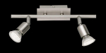 Trio-Lighting Nimes 2-pc GU10 brushed steel virziena gaismeklis